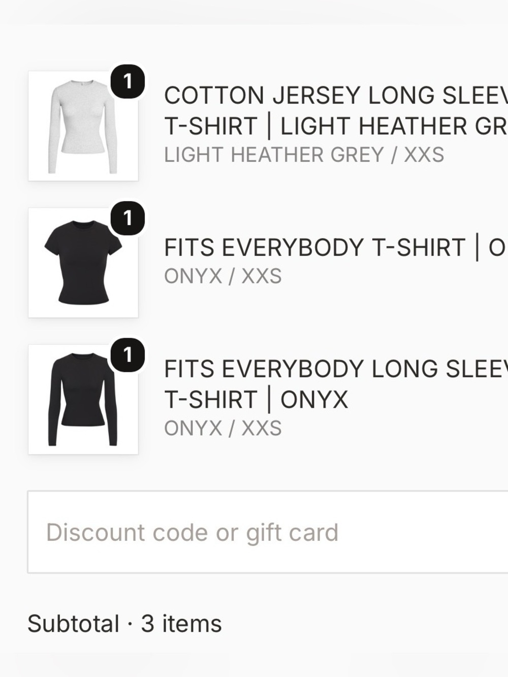 SKIMS BUNDLE SIZE S!